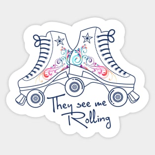 Roller Skates Sticker